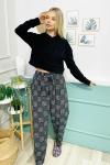 138391 Relax Fit Desenli Pijama